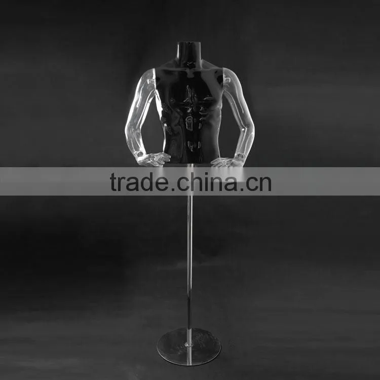 high gloss white and transparent unbreakable plastic mannequin