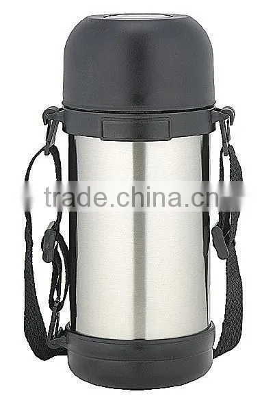 2014 hot sale double wall stainless steel travel coffee pot with handle 500ML 750ML 1000ML