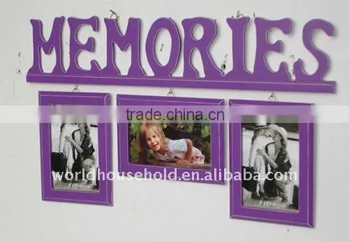 PF1071 Memories cute design wooden photo frame