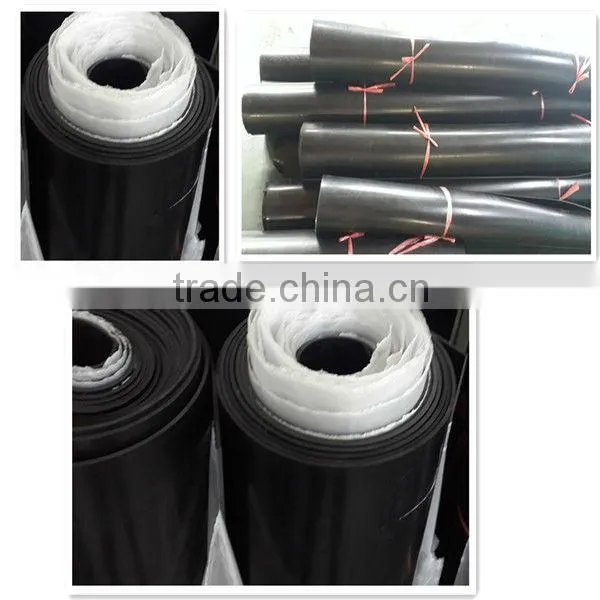 black natural floor mat 100% pure gum rubber mat