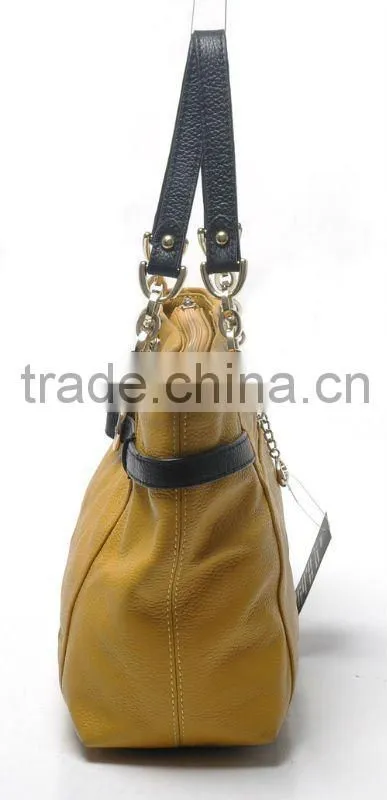 New Fashion! Lady Genuine Leather Handbag 2012! Elegant!