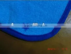 100% polyester fleece waterproof travell fleece blanket with carry handle