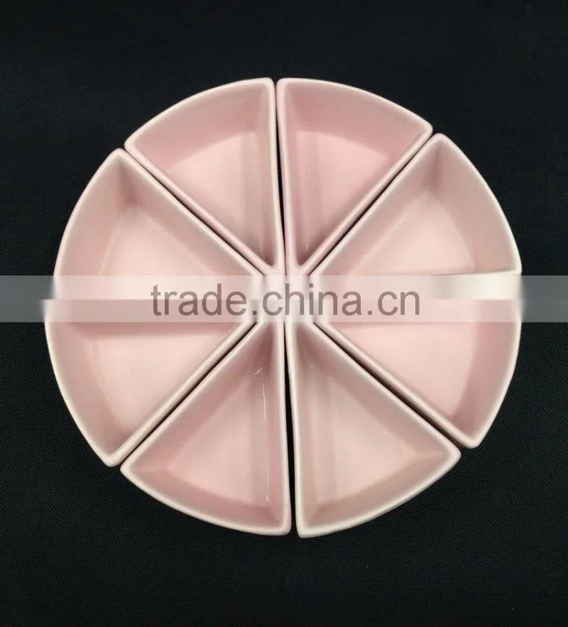 Triangle ceramic Plate Dish,Plate Dish,ceramic Plate Dish,ceramic Plate