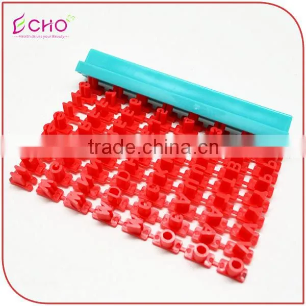 Cookie Biscuit Alphabets and Numbers Embosser Cutter Mould Set
