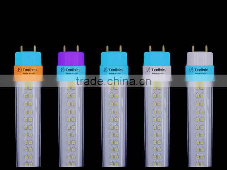 85-277V 8foot 6foot 4foot Green red blue colorful t8 led light tubes 18w 20w