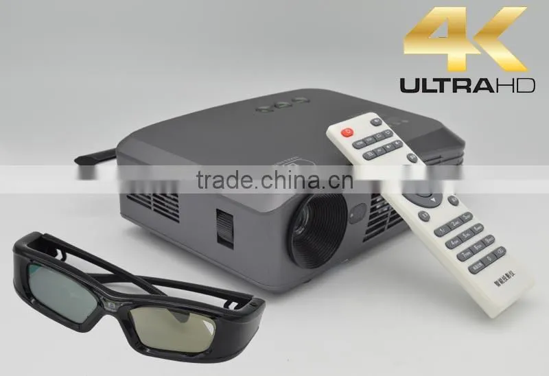 Innovative WXGA 1280*800 high lumens pocket projector with 1rockchip rk3288 wifi free