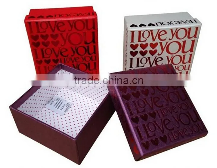 Fancy flower paper gift packaging box