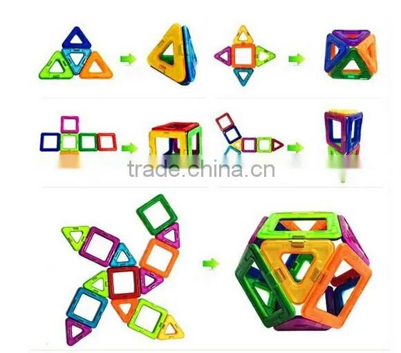 toys plastic magnetic building blocks magnetic building shapes for kids