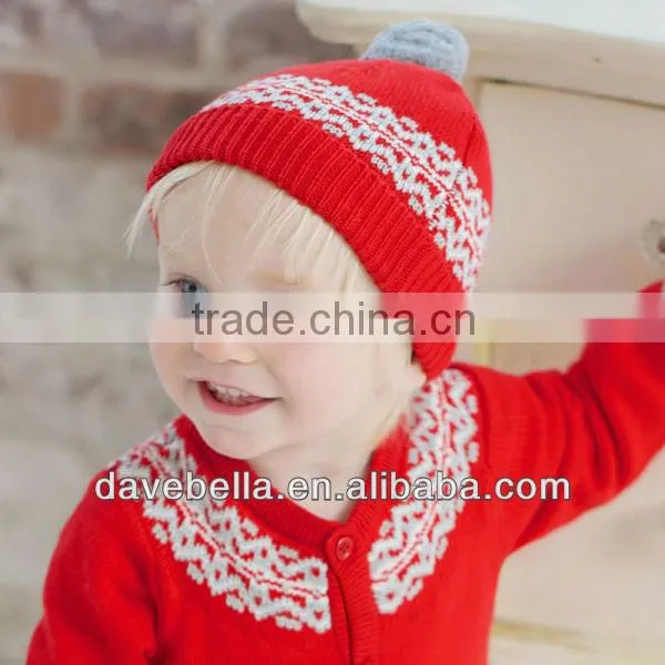DB401 dave bella autumn winter baby hat infant caps christmas hat
