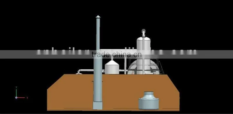 Batch type pyrolysis unit