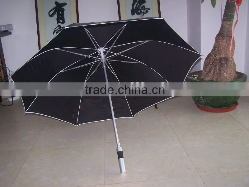 high quality promotional aluminum golf pongee umbrella