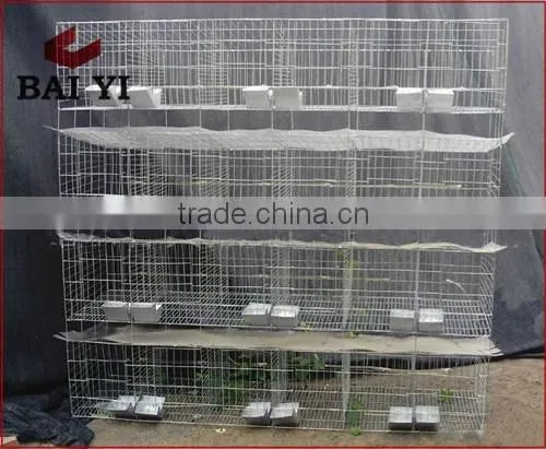 H type & A type & Automatic High Quality Wire Mesh Rabbit Cage For Sale