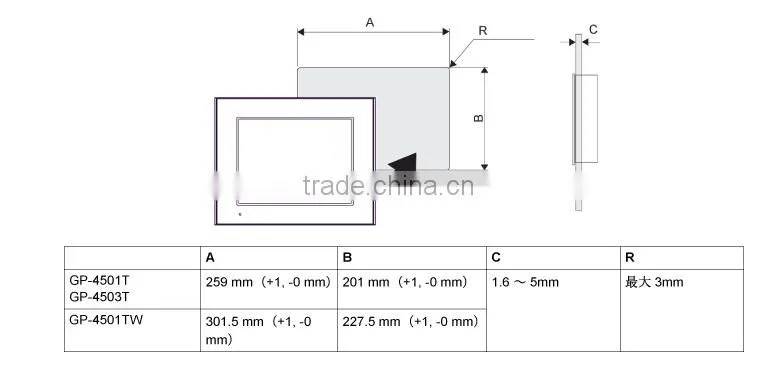 New Original Touch Screen GP4501TMA / PFXGP4501TMA
