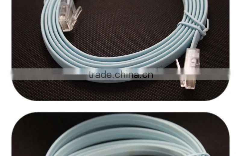 Cisco RJ45 to RJ45 Rollover Console Cable, light blue, CAB-500RJ