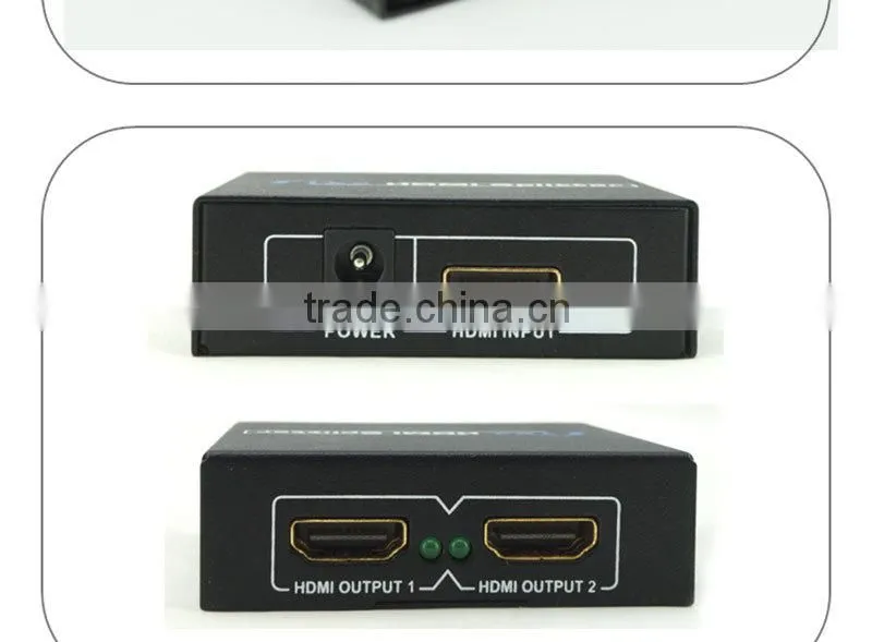 HDMI Splitter Amplifier 1 In to 2 Out Dual Display