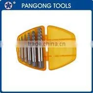 High quality 8 Pieces Coarse Thread Screw Extractor Set Threading Tool Set