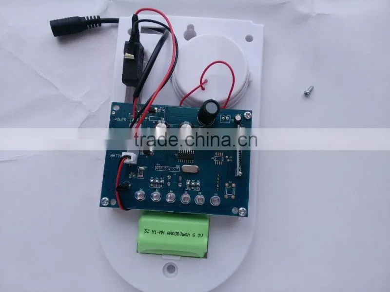 wireless outdoor siren tamper alarm wireless siren with strobe light combined strobe light Electronic Siren alarm SL-350W