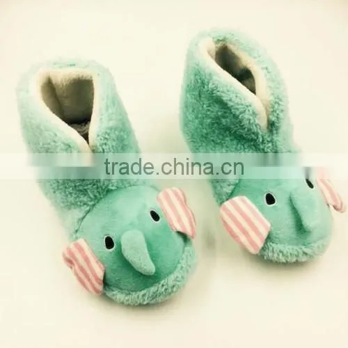 Hot sale animal kids ankle slipper boots