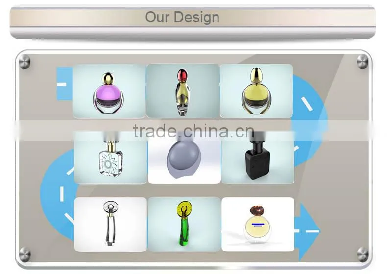 empty beautiful glass perfume atomizer for travel perfume atomizer