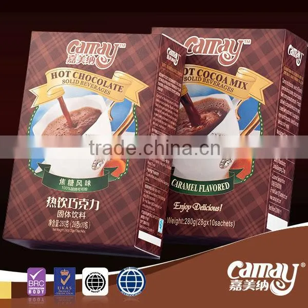Caramel flavored Hot cocoa