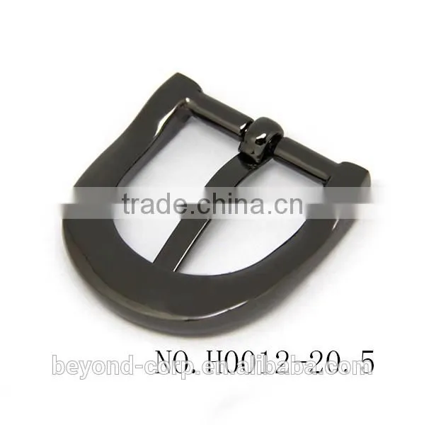 20.5mm black gunmetal shiny coating finish buckle