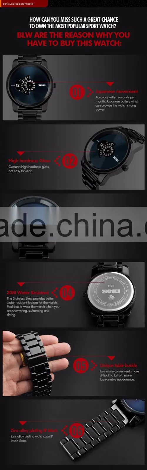 SKMEI Stylish Quartz Analogue Watch