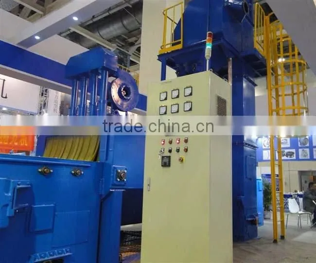 Mesh belt shot blasting machines