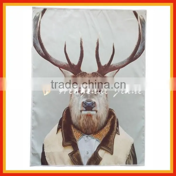 sublimation animal printing microfibre tea towels