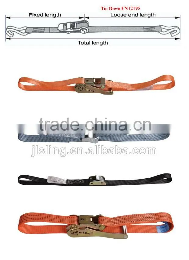 ratchet tensioner/tightener/luggage tie down strap CE&GS approved