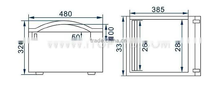 DZ-260PD Table top vacuum packaging machine