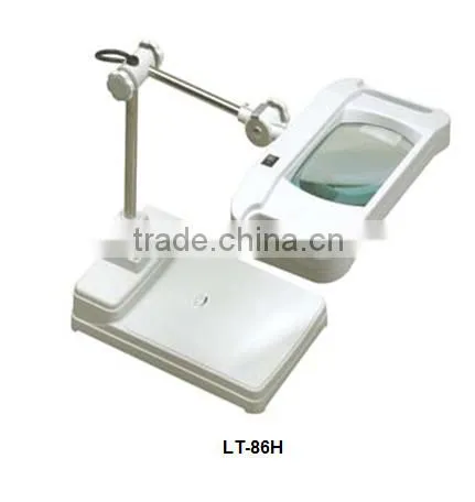 white antistatic illuminated magnifier