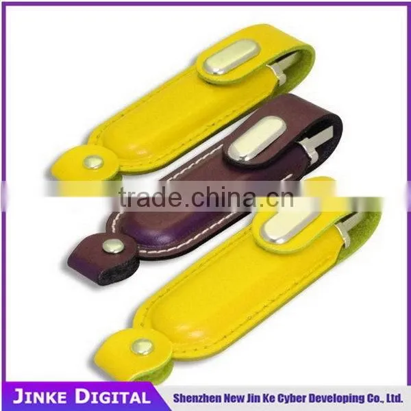 Quality antique leather case usb removible disk