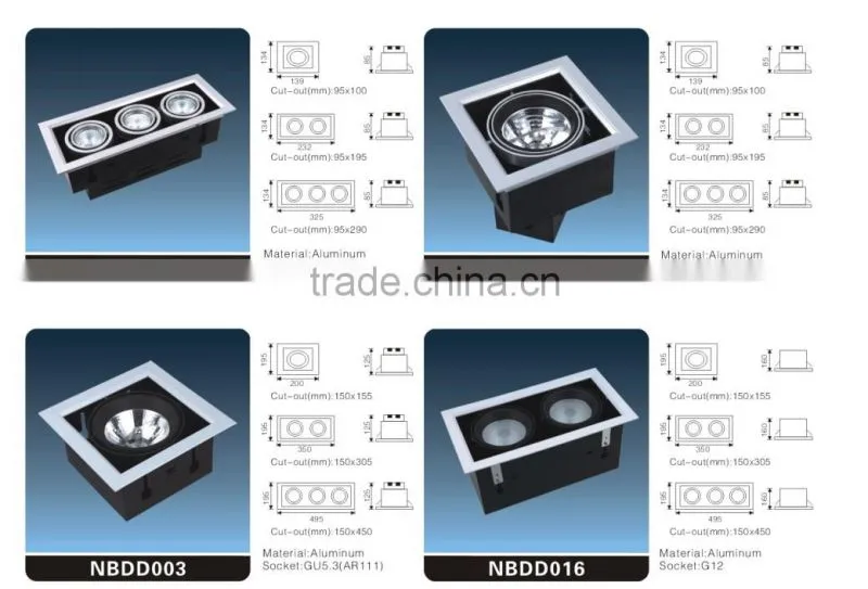 Profession Manufacturer Indoor Lighting Super Bright Spotlight
