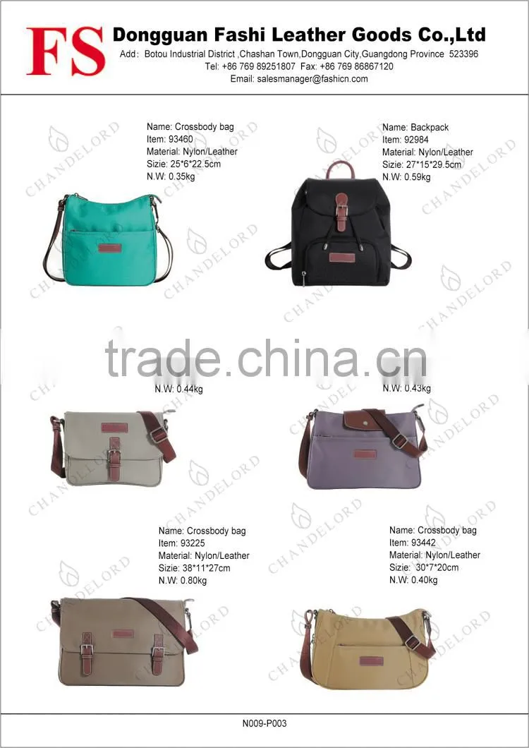 Useful nylon travel bag luggage high quality with lowest and cheap price