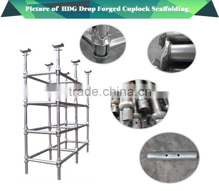 Professional manufacturer ADTO group furnish cuplock scaffolding with scaffolding coupler scaffolding pipe