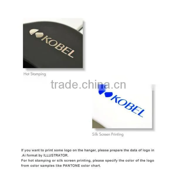 Plastic Hanger in Clear Peach Color for Bathroom Accessory