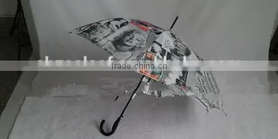 Colorfull Printed Umbrella Supplier Straight Umbrella Hot Sale Promotional Umbrella