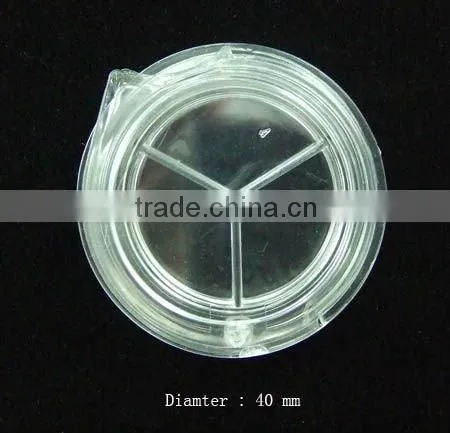 plastic empty jar for nail arts made in china