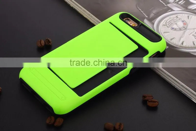 2016 New Style Best Price With Card Holder Function Mobile Phone Case,For Samsung S6 Edge Case