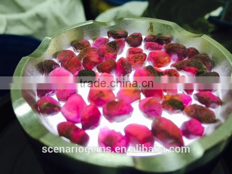 High Quality Natural Purple Garnet Rough 6-8MM