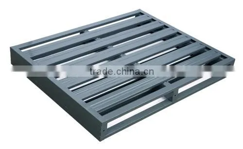 galvanized steel metal rice storage stacking pallet