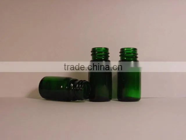 5ml amber glass boston shape Essential oil bottles