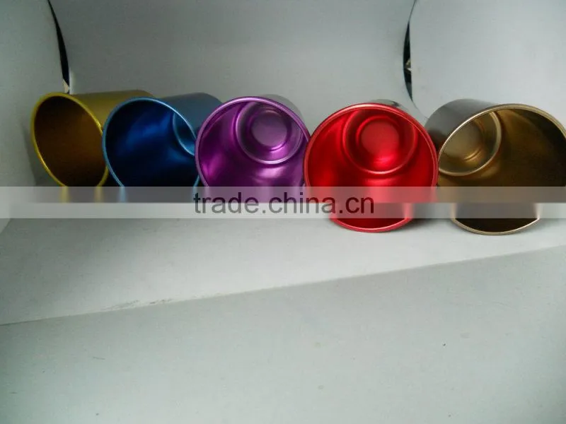Small aluminium drinking mug
