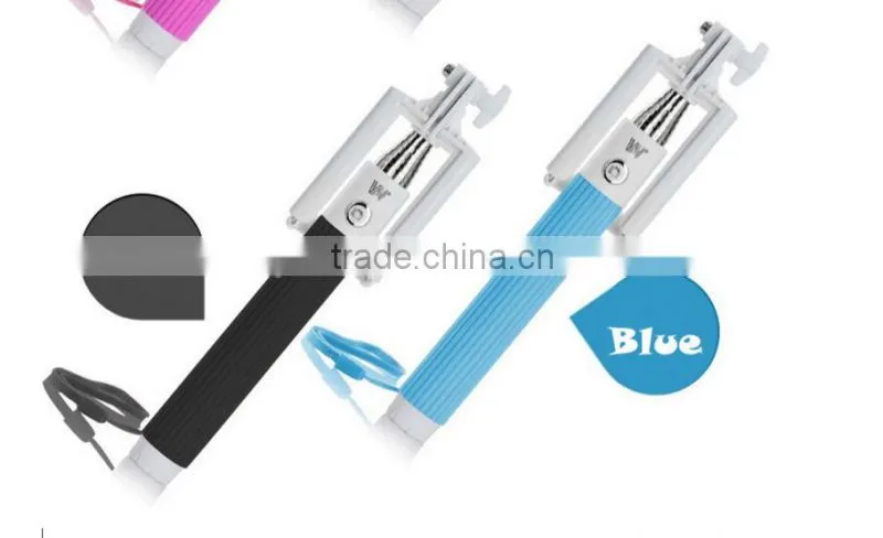 Foldable Wireless Bluetooth Monopod Selfie Stick All In One Selfie Stick Bluetooth Self Timer Pole