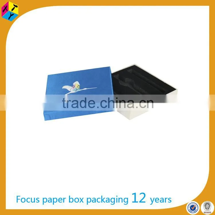 Blue high quality paper packaging watch boxes