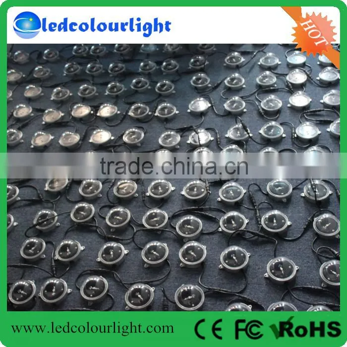 100mm smd5050 rgb dmx led pixel point light pixel christmas lights