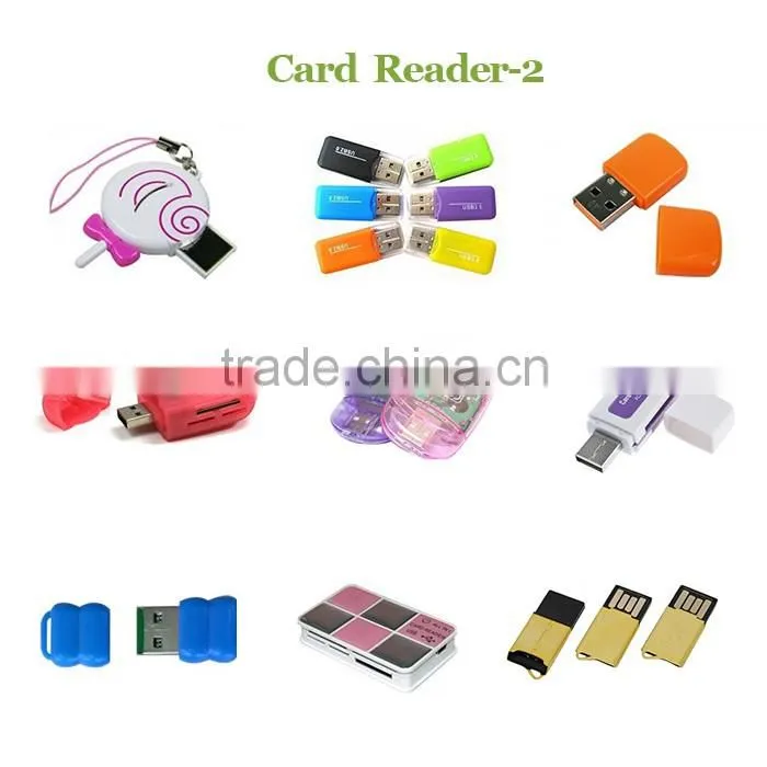 Hot sell spaceship shape wired card reader for micro memory card