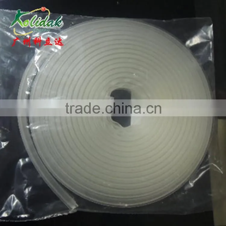 Plastic extrusion Clear PVC seal strip