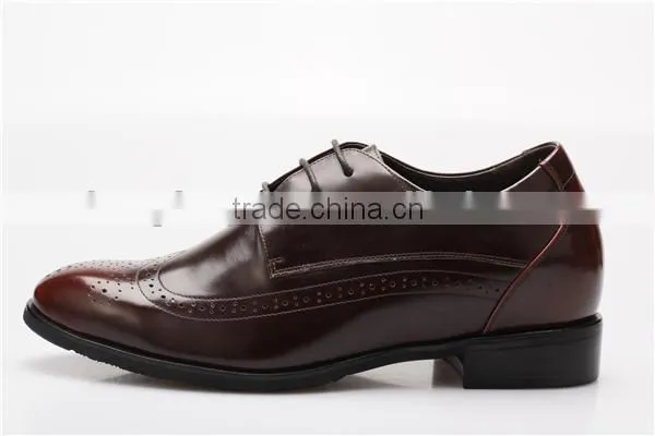 Patent Leather Men Shoes / Retro Brogue Carved Formal Dress Shoes