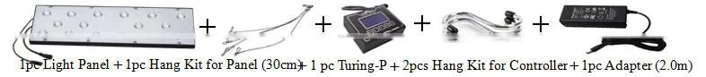 wifi light 40cm/15inch/40W dimmable programmable Led aquarium light with turning-p controller,sunrise sunset lunar cycle